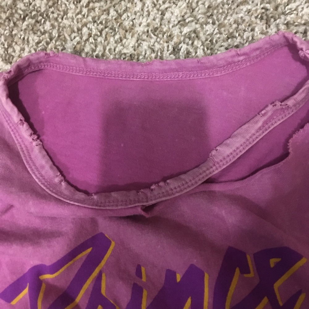Prince When Doves Cry Distressed Purple Tee - Picture 6 of 6
